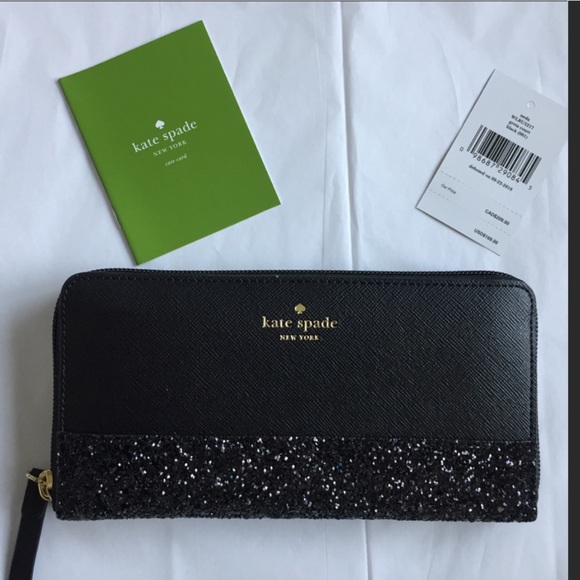 Kate spade Greta glitter wallet NEW - Picture 2 of 4